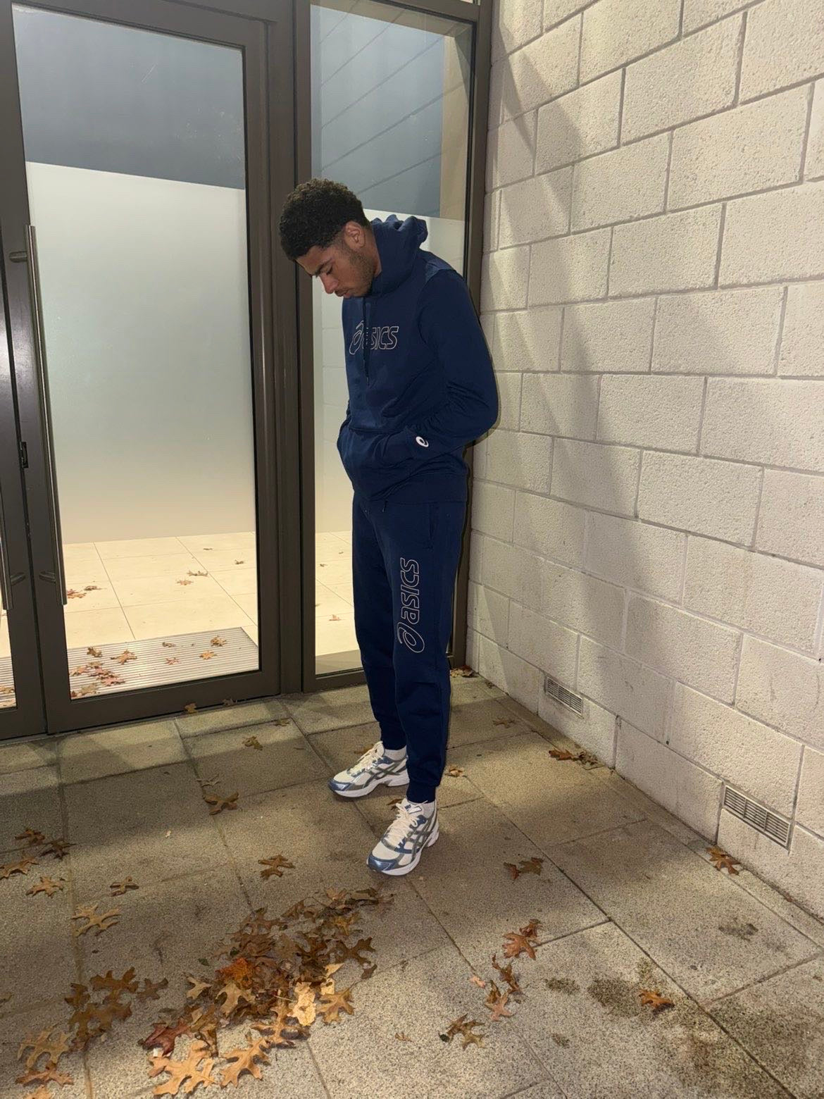 ASICS fleece tracksuit “Navy”